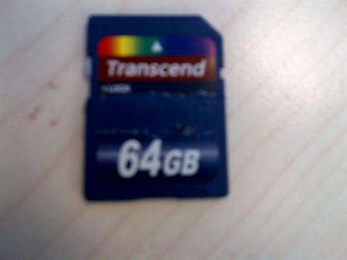 64GB Transcend SD Memory Card - CLASS 10