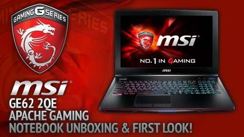 REPUBLIC OF GAMERS | MSI GE62 APACHE | 5TH GEN CORE i7-5700HQ / 16GB RAM / 1TB HDD | NVIDIA GTX 960M