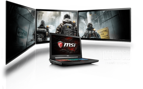 ROG MSI GT73VR 7TH GEN INTEL CORE i7-7820HK 16GB RAM 256GB SSD+1TB HDD 8GB GTX 1070 17.3" FHD WIN10