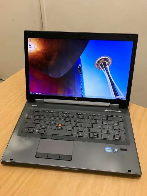 HP ELITEBOOK 8760W**QUAD CORE i7**12GB RAM **500GB HDD**NVIDIA QUADRO 3000**17.3" FHD**BLU-RAY**WIN7