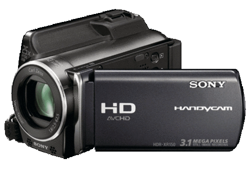 SONY HANDYCAM HDR-XR150 WITH 120GB HARD DRIVE AND FULL HD RECORDING
