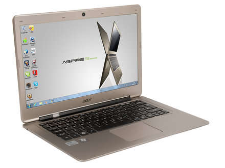 Acer Aspire S3 Gold Ultrabook | 3rd Generation Core i5-3337U | 4gb Ram | 500gb Hdd + 24gb SSD |Win8