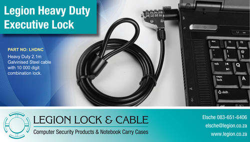 Legion Executive Combination Notebook Lock