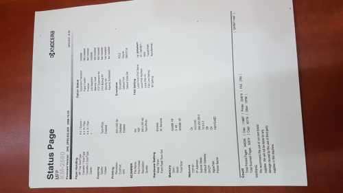 Kyocera Mita KM 2560 - multifunction printer ( B/W ) | Please read