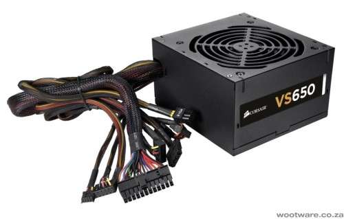 CORSAIR VS650 650W ATX POWER SUPPLY 80+