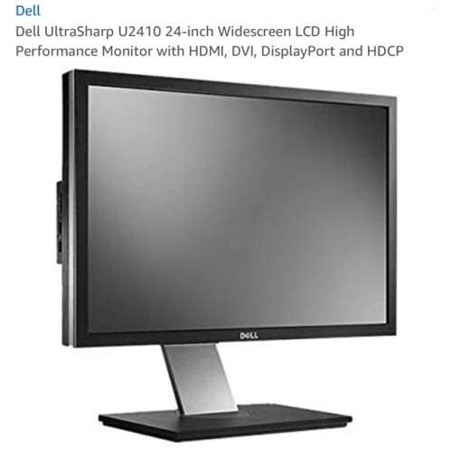 DELL 24" ULTRASHARP 2408WFPb | HDMI | D-PORT | DVI | VGA | USB