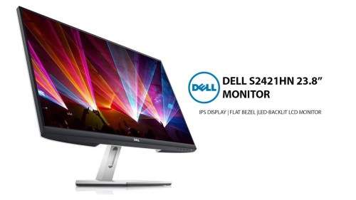 DELL S2421HN | 24" FULL HIGH DEFINITION IPS LED MONITOR | 2 X HDMI