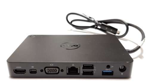 DELL WD15 USB-C DOCK STATION WITH 130W AC ADAPTER