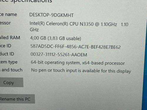 MECER Z140C-Edu | INTEL CELERON N3350 | 500GB HDD | 4GB RAM | 14` FHD | BACKLIT KEYBOARD