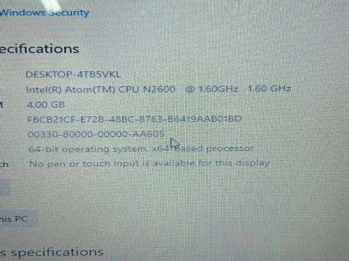 PROLINE W258CU | INTEL N2600 1.60GHz CPU | 4GB RAM | 320GB HDD | 15.6`SCREEN