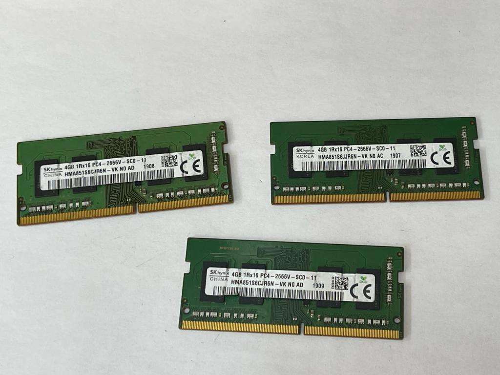 SK Hynix 4GB DDR4 2666MHz LAPTOP RAM