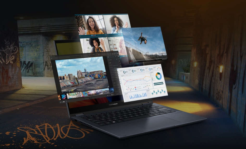 ASUS Vivobook S 14 Flip  Ryzen 7-5800H 16GB RAM  1TB SSD 14` WQXGA Touchscreen Win11