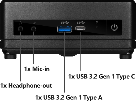 MSI Cubi 5 10M MINI PC | 10th Gen Core i3-10110U | 8GB RAM | 256GB SSD | WIFI + BLUETOOTH