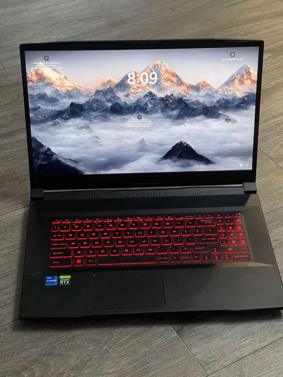 MSI KATANA GF76 11UE GAMING LAPTOP 11th Gen CORE I7 16GB DDR4 512GB NVMe SSD 17.3 FHD 6GB RTX 3060