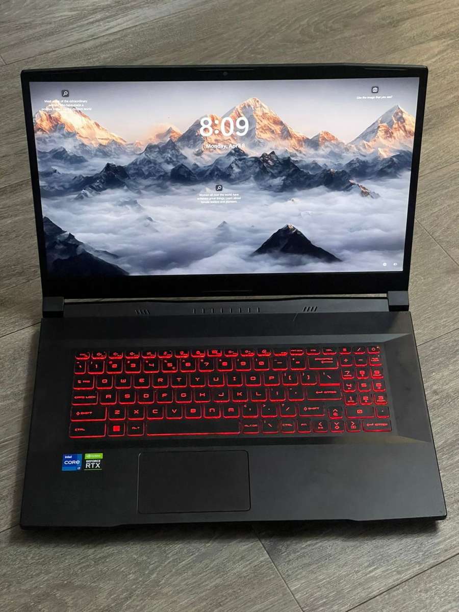 MSI KATANA GF76 11UE GAMING LAPTOP 11th Gen CORE I7 16GB DDR4 512GB NVMe SSD 17.3 FHD 6GB RTX 3060