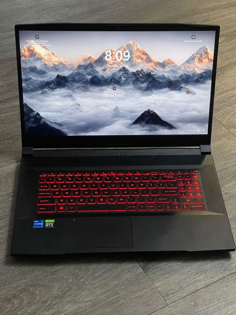 MSI KATANA GF76 11UE GAMING LAPTOP 11th Gen CORE I7 16GB DDR4 512GB NVMe SSD 17.3 FHD 6GB RTX 3060
