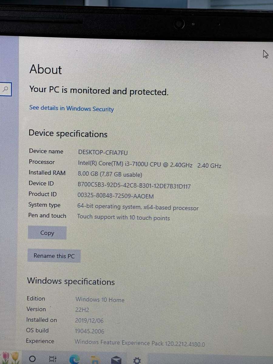DELL INSPIRON 15 3000 | 7TH GEN CORE i3-7100U | 8GB RAM | 1TB HDD | 15.6 LED | WIN10