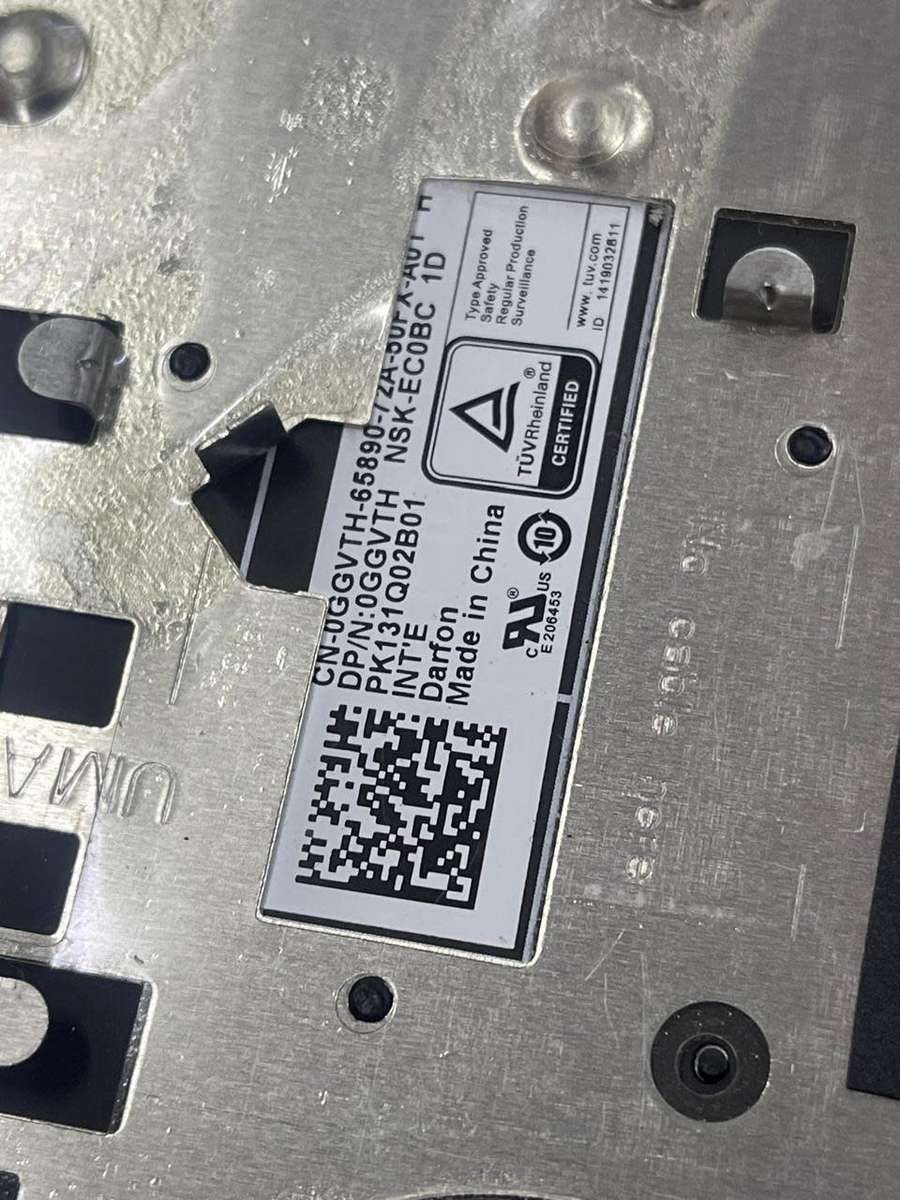 DELL Vostro 5568 US Backlit Keyboard - 0GGVTH