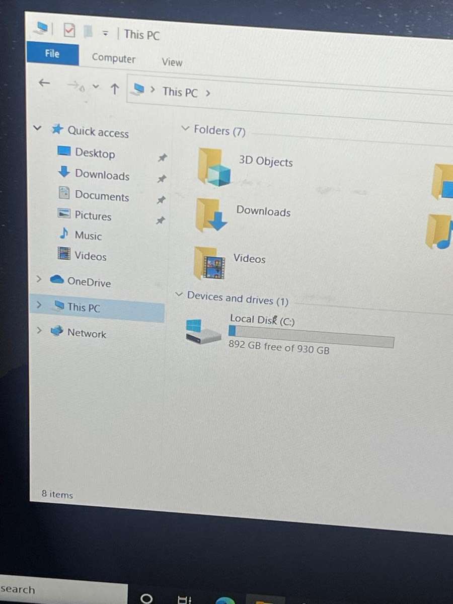 LENOVO THINKPAD T580 | 8TH GEN CORE i7-8650 | 8GB DDR4 | 1TB HDD | 15.6`FULL HD | 2GB NVIDIA MX150