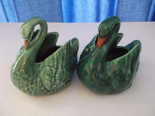 Lucia Ware Swan Vases Imprint 3305