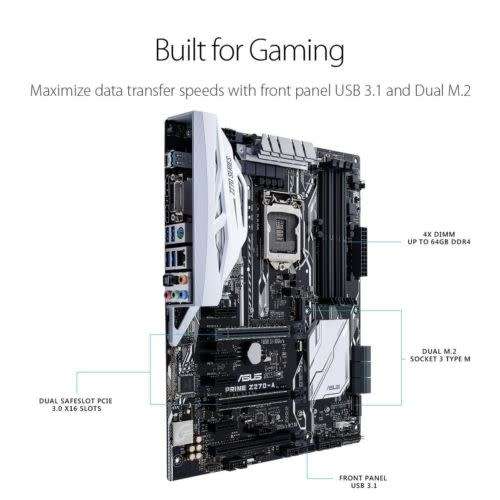 ASUS PRIME Z270-A LGA1151 Z270 ATX Motherboard