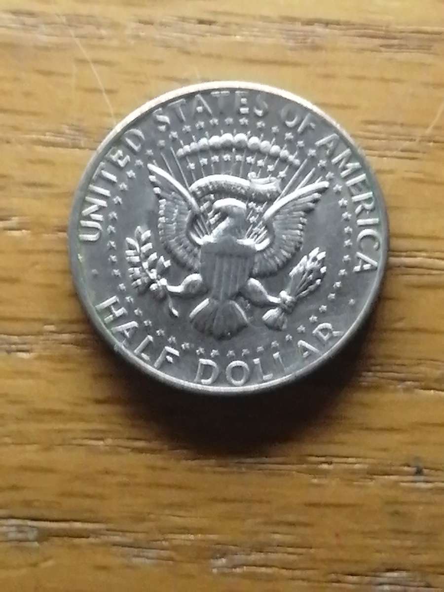 1973 USA JFK half dollar coin