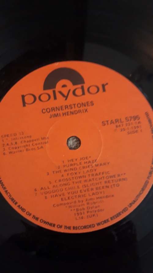 JIMI HENDRIX - CORNERSTONE