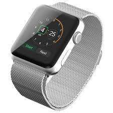 Silver Milanese Stainless Steel Loop - Apple Watch 42mm