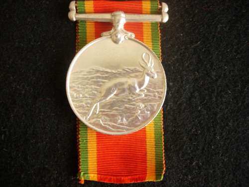 SOUTH AFRICA  -  AFRICA SERVICE MEDAL - NAMED