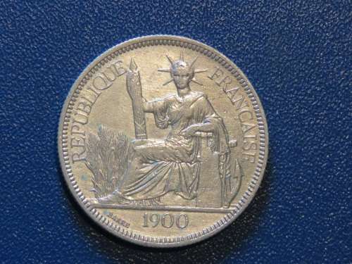 FRENCH INDOCHINE 1900 - PIASTRE de COMMERCE