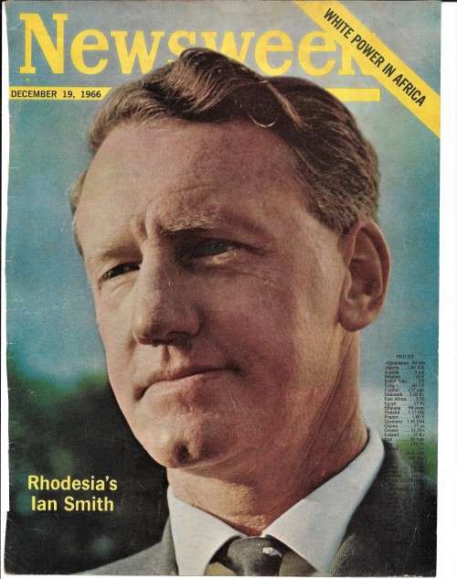 RHODESIA MEMORABILIA - NEWSWEEK Dec 1966 -  PLUS UDI