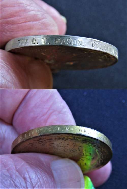 BOER WAR Q.S.A. + WW1 VICTORY MEDAL (K.I.A.)