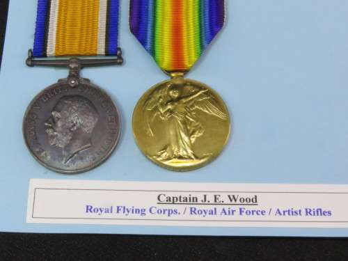 WW1  Pair - CAPTAIN - ROYAL FLYING CORPS