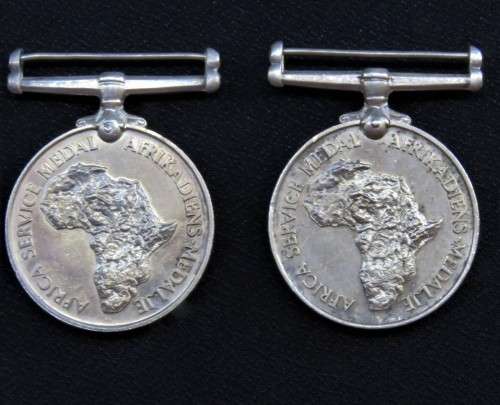 WW2 AFRICA SERVICE MEDALS  X 2