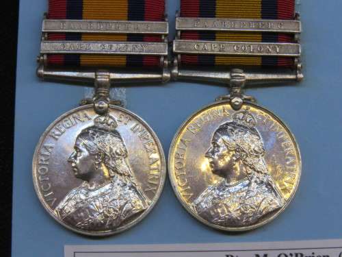 QUEEN`S SOUTH AFRICA MEDAL - DUPLICATE PAIR