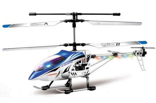 RC Remote Controlled 3.5 Channel Helicopter with gyro - NINJA SILVER