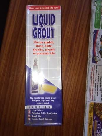 LIQUID GROUT  ( for that old and dirty grout between your tiles)