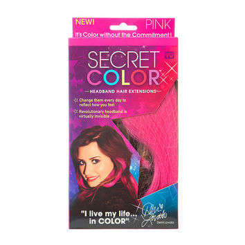 Secret Colour: Coloured Hair Extensions by Demi Lovato