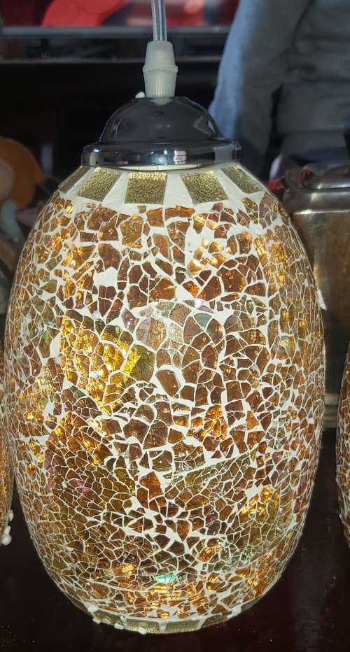 Beautiful Mosaic Pendant Chandelier