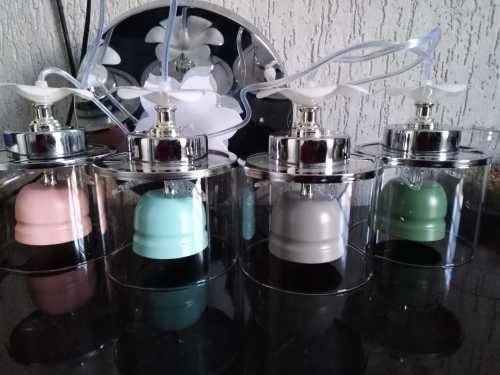 Led Pastel Colour chandelier with 3 light settings