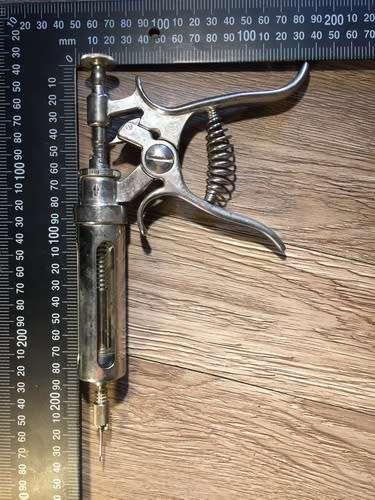 Vintage Multi-dose Pistol Syringe