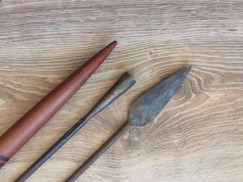 Hand Forged African Spear, 170cm