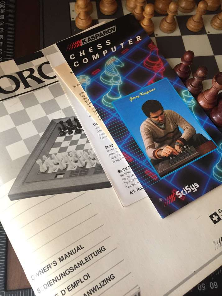 Vintage Saitek Kasparov Corona Chess Computer (Large 1988)