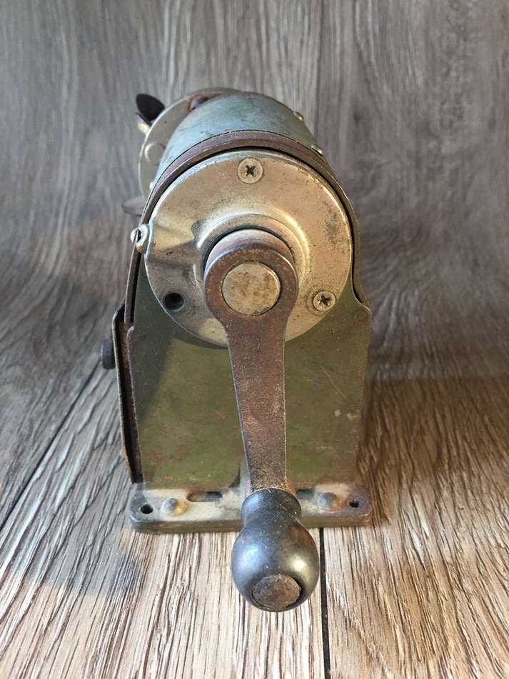 Antique Hand Crank Pencil Sharpener (Working)
