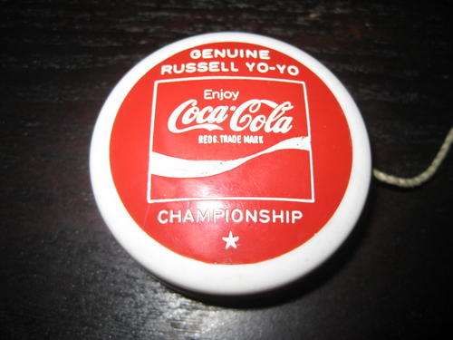 Genuine Russell Yo-Yo, Coca Cola - Great Condition