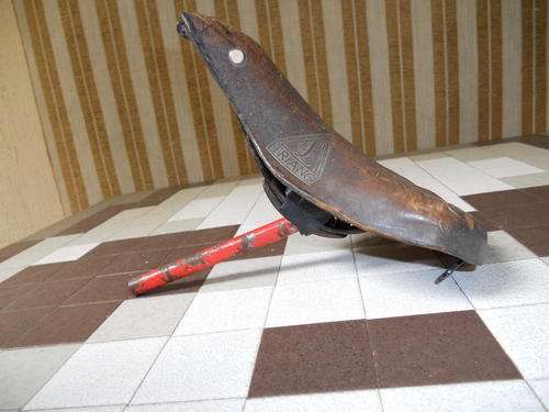 Vintage Leather Bicycle Seat