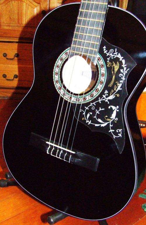 Classical Guitar - Full Size - Black! Brand New!