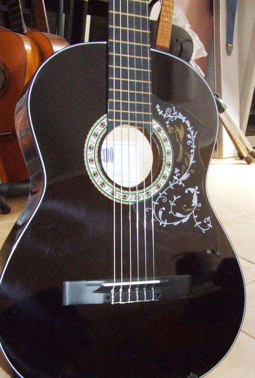 Classical Guitar - Folk Style 7/8 - Black. Brand New! LISTING FOR USER JOHN FRANCIS
