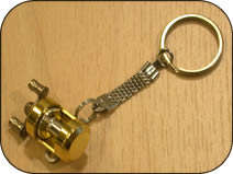 Fishing Reel Keyring - Multiplying Reel