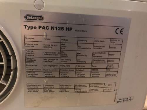 DeLonghi Portable Aircon